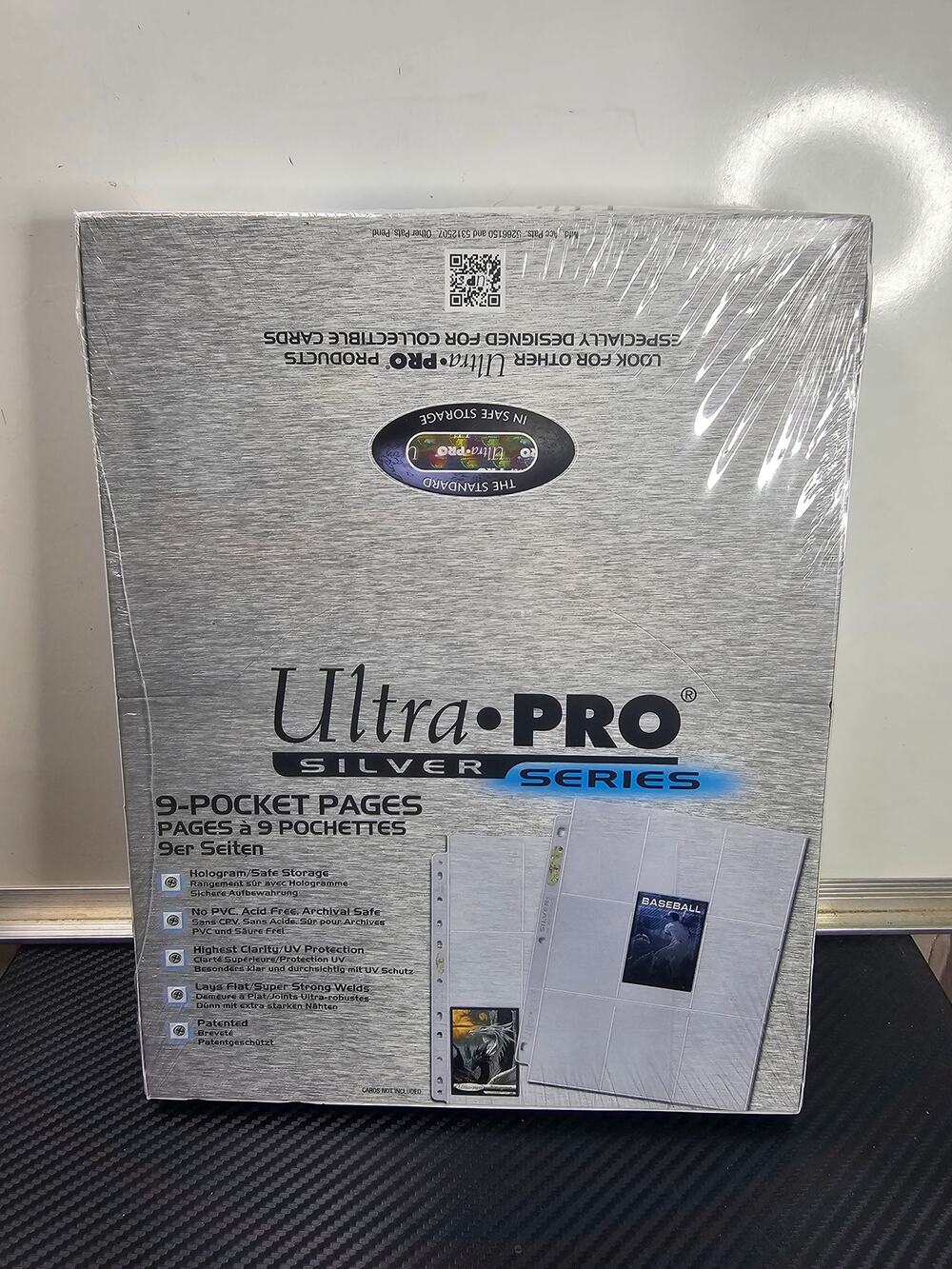 ULTRA PRO Silver 9-POCKET 100 Pages for Standard Size Cards NEW Sealed Box